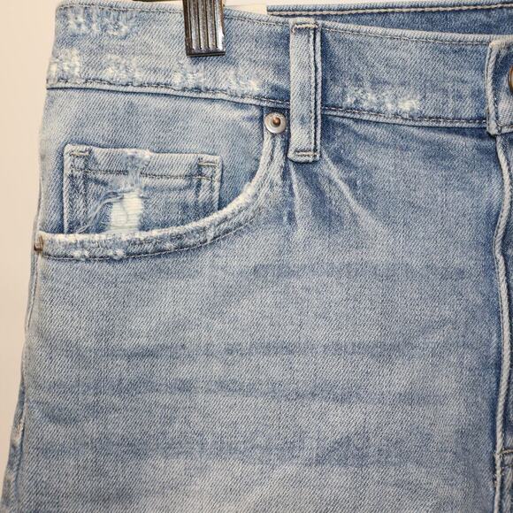 NWT Cosmic Blue Love Shorts 5 Pocket Design Distressed Waist Pockets Riptide - Picture 4 of 16